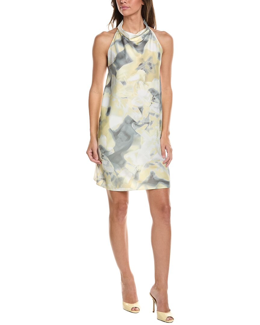 Kenneth Cole Kenneth Cole Cowled Mock Neck Short Dress