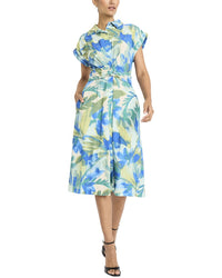 Maggy London Midi Dress Blue