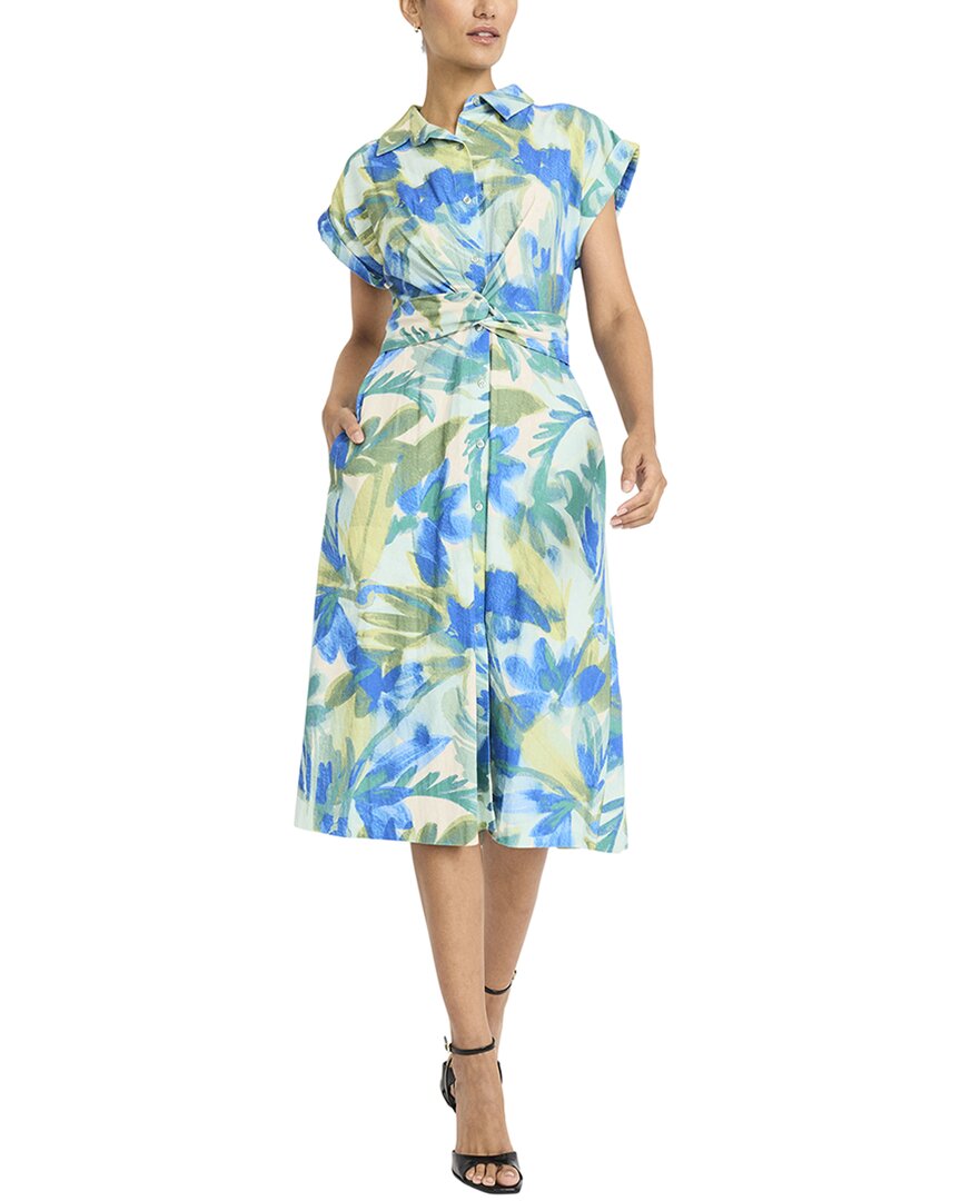 Maggy London Midi Dress Blue