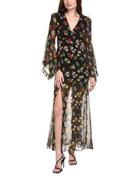Saloni Georgette Silk Maxi Dress