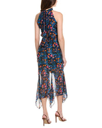 Saloni Georgette Silk Maxi Dress