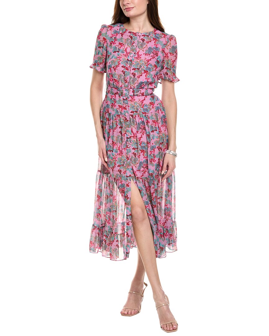 Saloni Silk Shirtdress