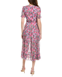 Saloni Silk Shirtdress