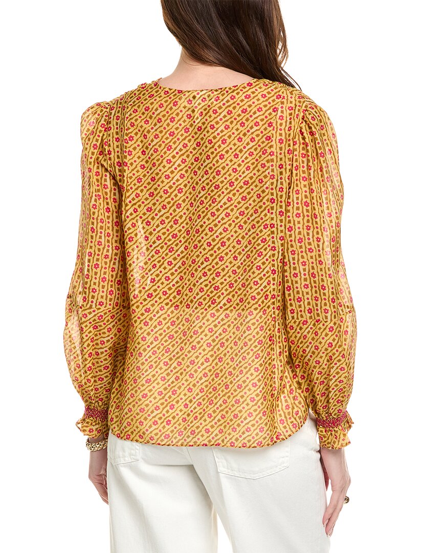SALONI Saloni Silk-Blend Top