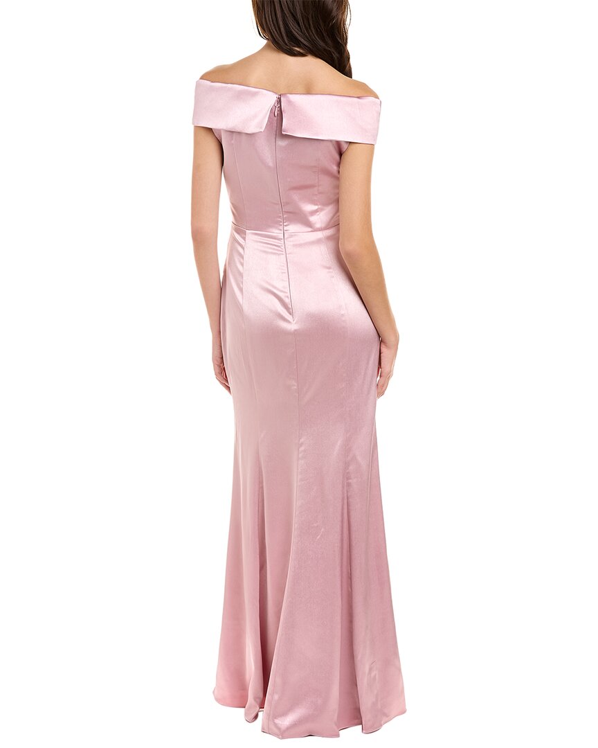 strapless open back dress Black by Bariano Yvonne Gown