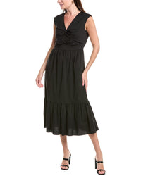 Anne Klein Modern Midi Dress Black