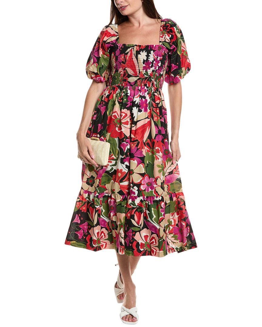 Anne Klein Patio Midi Dress 2 Purple
