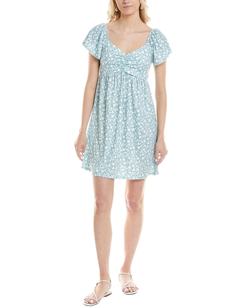 Marion Rib Mini Dress Green