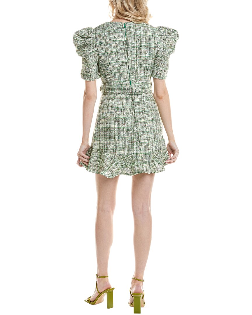 Marion Belted Tweed Mini Dress