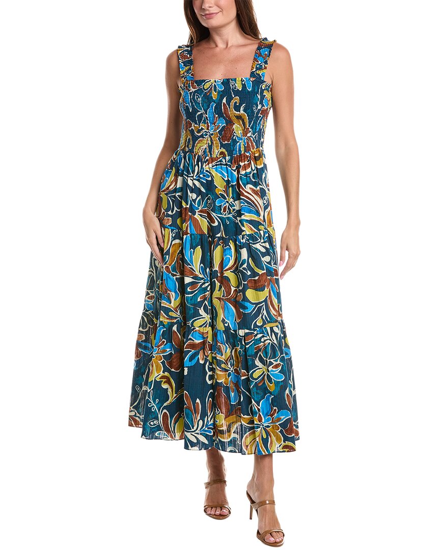 Anne Klein Anne Klein Smocked Bodice Patio Dress