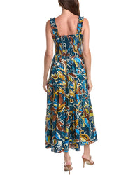 Anne Klein Anne Klein Smocked Bodice Patio Dress