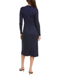 Sharagano Long Sleeve Midi Dress