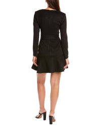 Honey & Beau Suede-Blend Wild Zebra Dress
