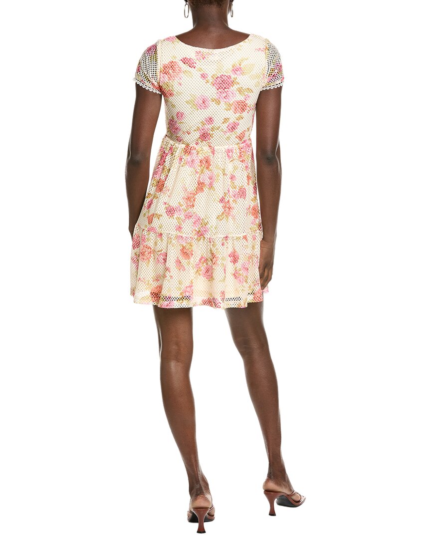 Marion Floral Print Crochet Baby Doll Dress
