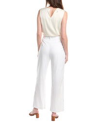 Nicole Miller Linen-Blend Pull-On Pant