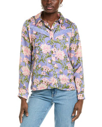 Nicole Miller Woven Shirt Blue