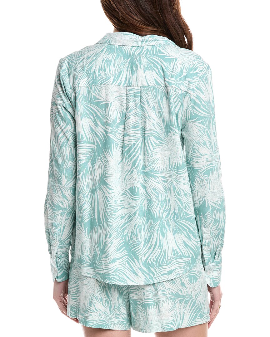 Nicole Miller Linen-Blend Big Shirt