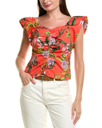 Nicole Miller Ruched Top