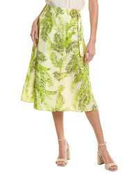 Nicole Miller Faux Wrap Skirt