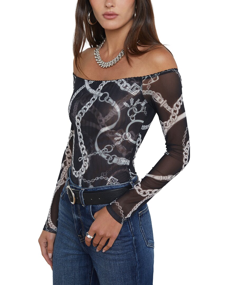L’Agence Peonie Off Shoulder Bodysuit