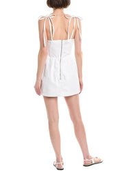Amanda Uprichard Taylor Denim Skort Romper