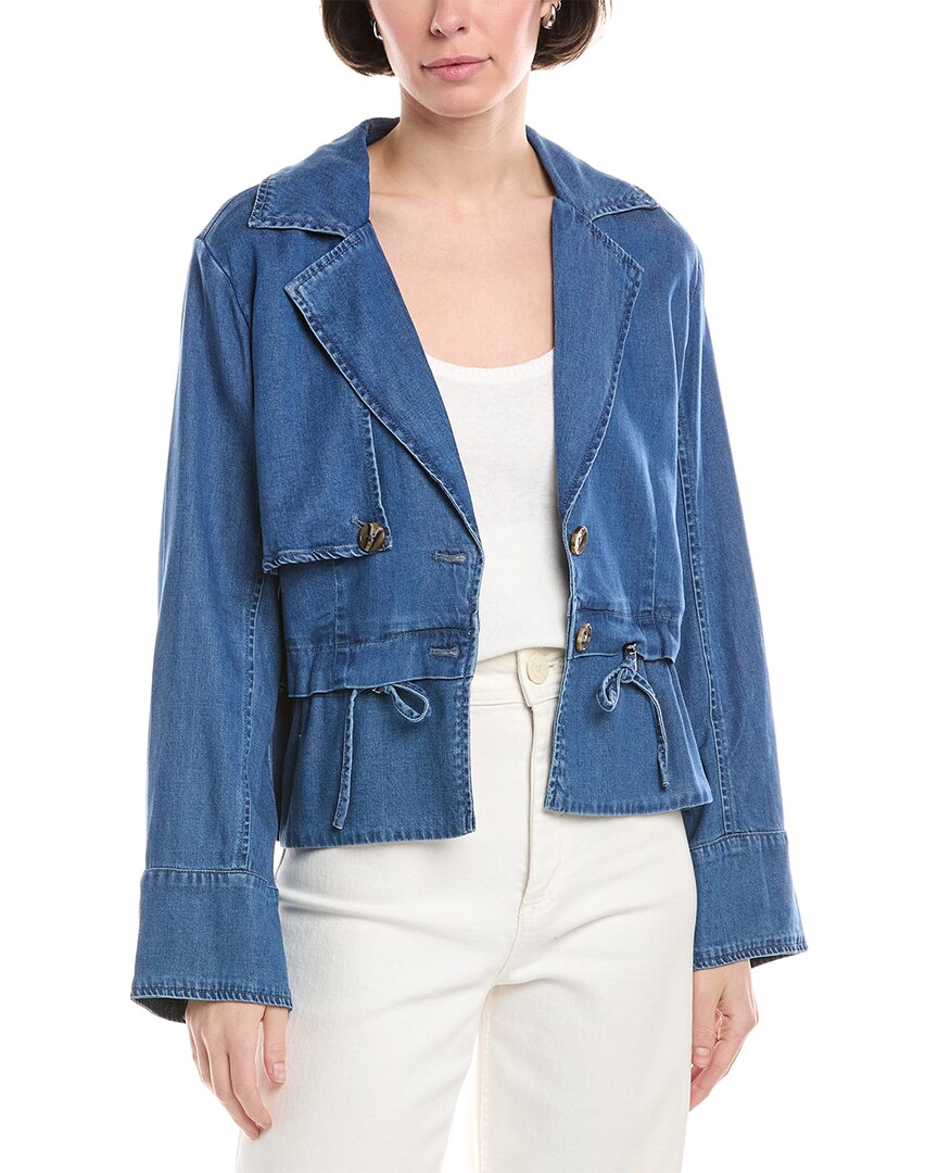 Sam Edelman Gina Jacket Regular 0 (XS) Blue