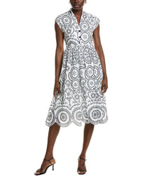 IPPONELLI Ipponelli Broderie Midi Dress