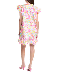 Ipponelli Ruffle Sleeve Shirtdress