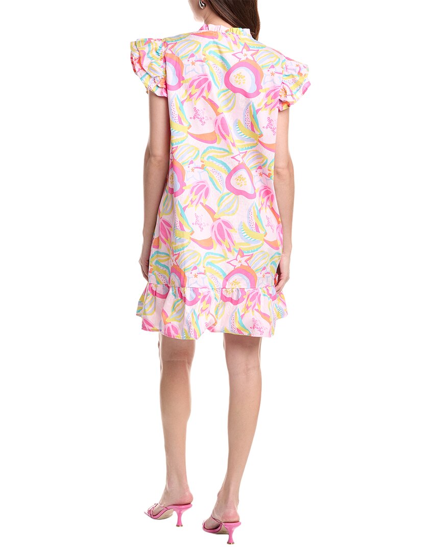 Ipponelli Ruffle Sleeve Shirtdress