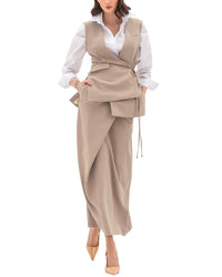 Bgl 2Pc Vest & Skirt Set