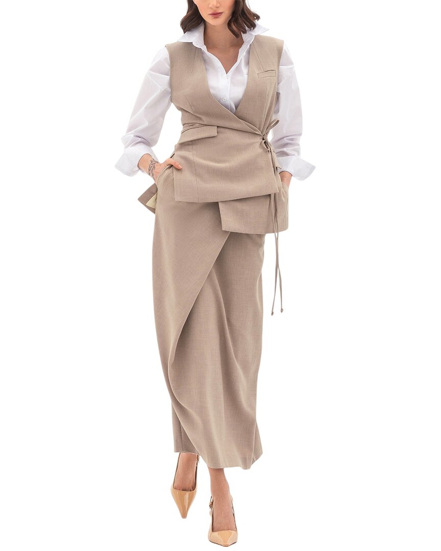 Bgl 2Pc Vest & Skirt Set