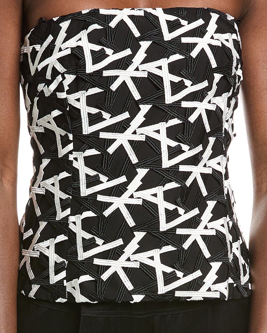 Akris Lace Silk-Lined Top