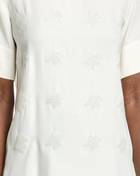 Akris Embellished Silk Blouse