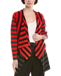 Akris Punto Wool-Blend Cardigan Red 4