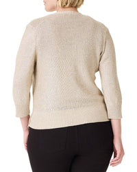 Nic+Zoe Plus Subtle Sparkle 4-Way Cardigan
