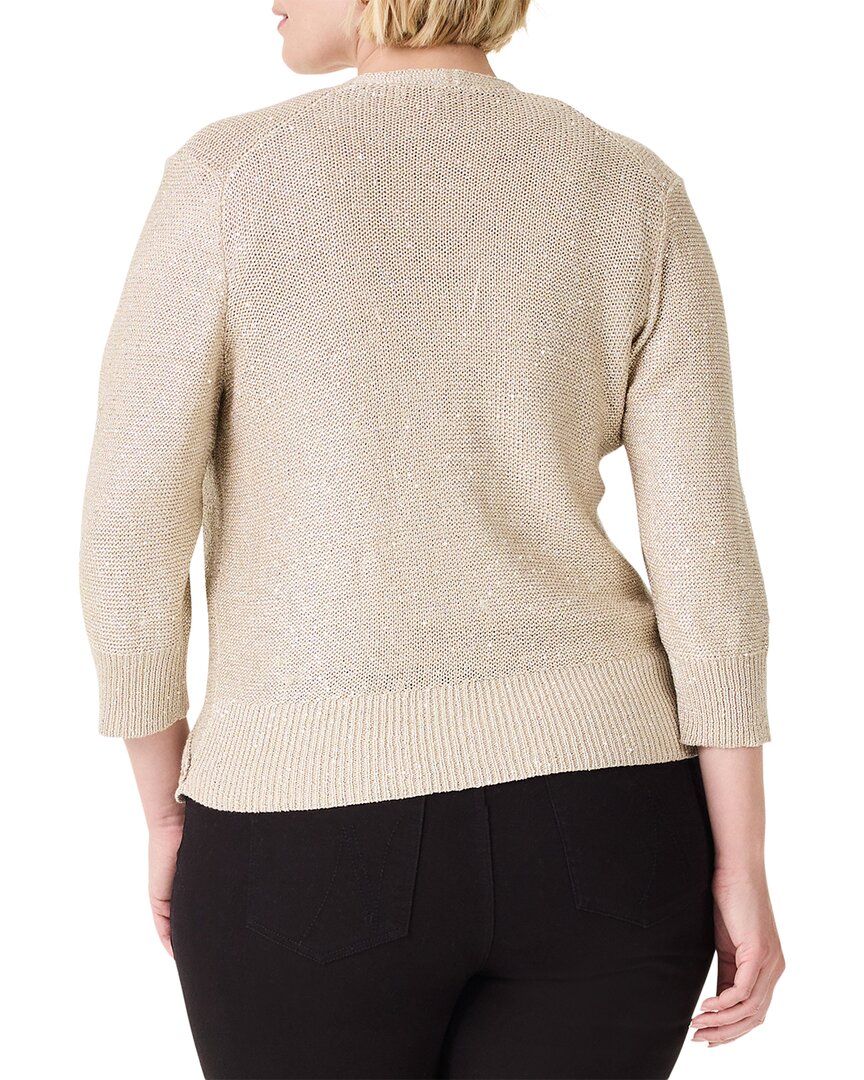 Nic+Zoe Plus Subtle Sparkle 4-Way Cardigan