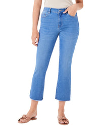 Nic+Zoe Mid Rise Demi Boot Jean Blue