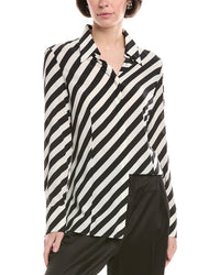 Akris Silk-Blend Blouse Black