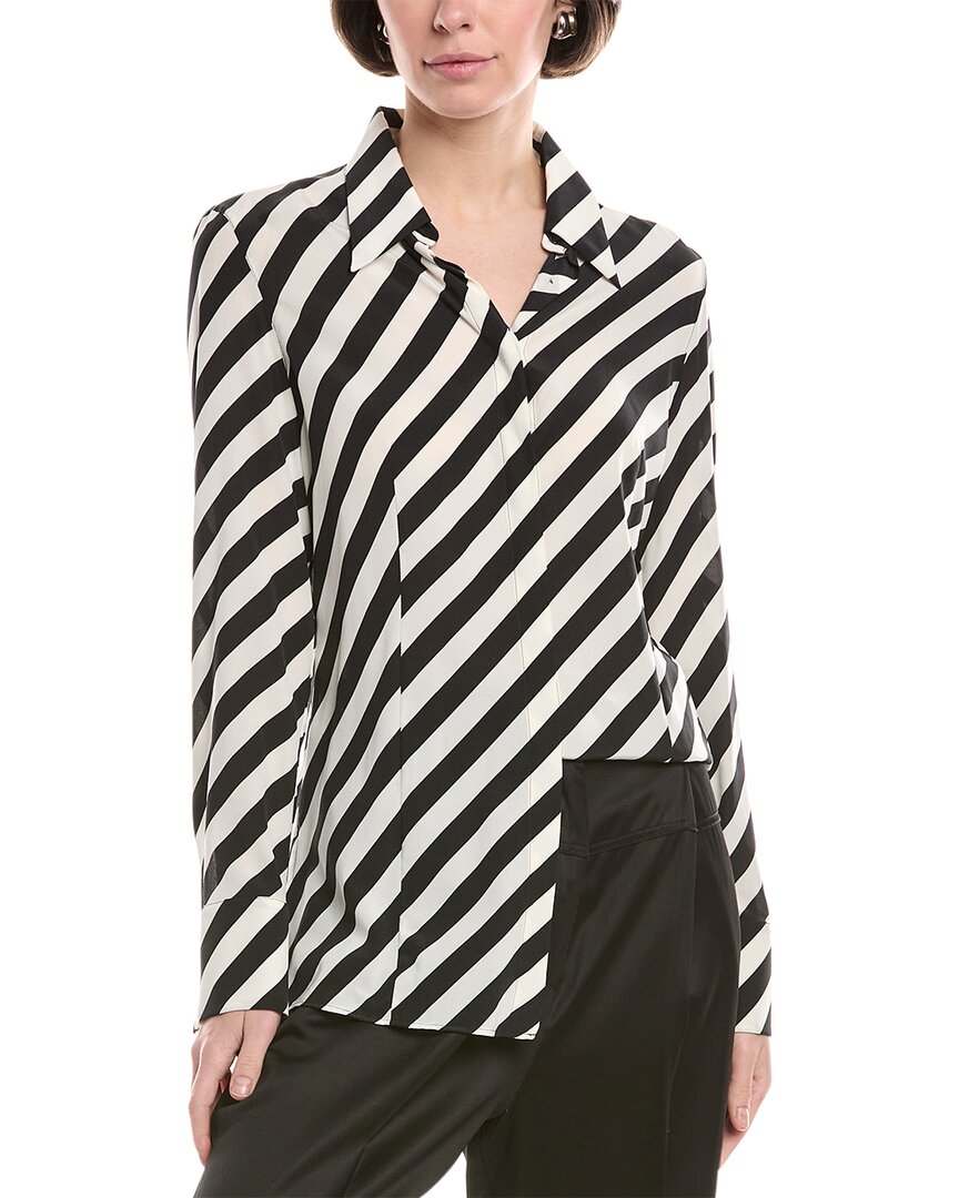 Akris Silk-Blend Blouse Black