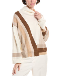 Akris Cashmere & Silk-Blend Pullover Tan