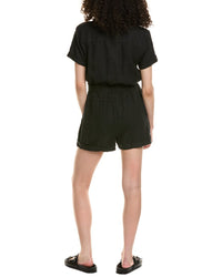 Bella Dahl Bella Dahl Rolled Hem Linen Utility Romper