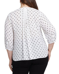 Nydj Plus Pintuck Blouse