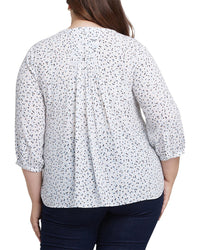 Nydj Plus Pintuck Blouse
