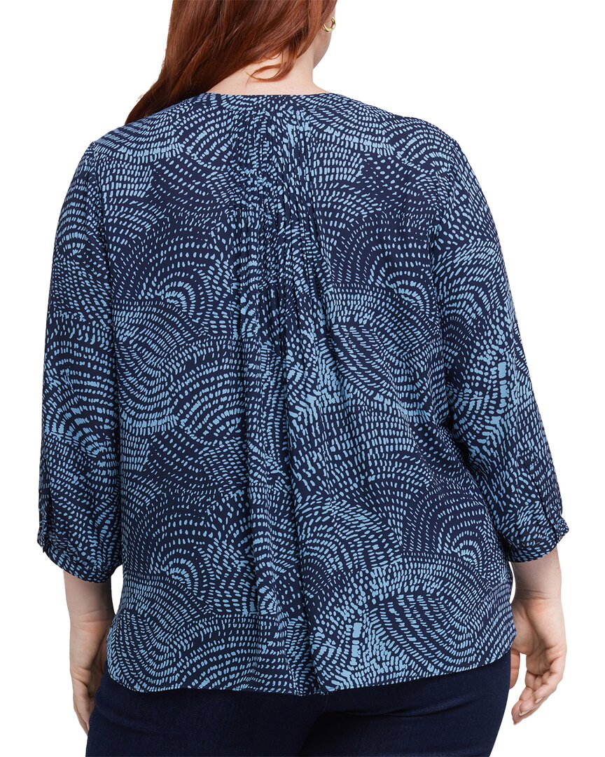 Nydj Plus Pintuck Blouse