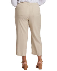 Nydj Plus Cargo Feather Cropped Jean