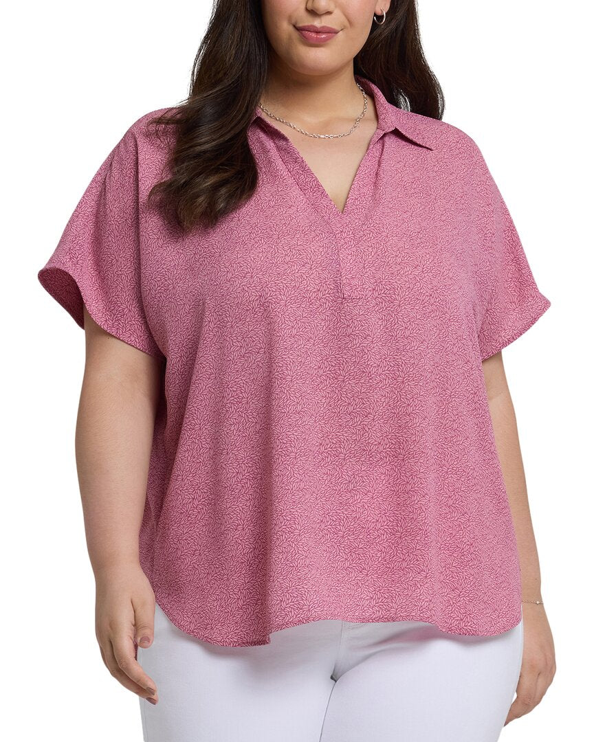 Nydj Plus Becky Blouse Multi