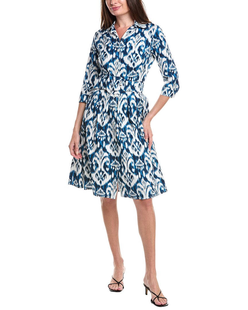 Samantha Sung Audrey #1 Shirtdress Blue