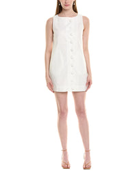 Jl Luxe Scallop Placket Mini Dress
