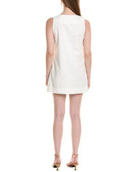 Jl Luxe Scallop Placket Mini Dress