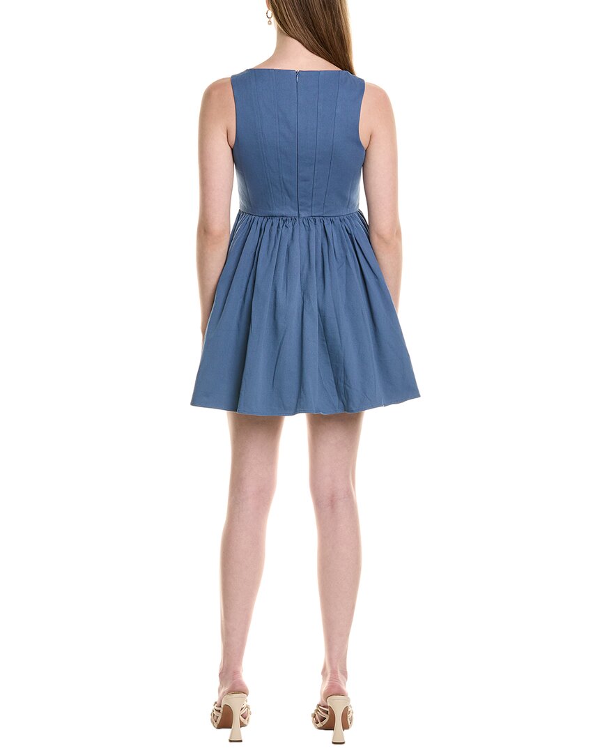JL Luxe Corset Mini Dress, Blue / Regular 4 (S)